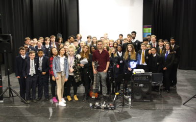 Pro Bassist Sandy Beales Inspires Young Musicians